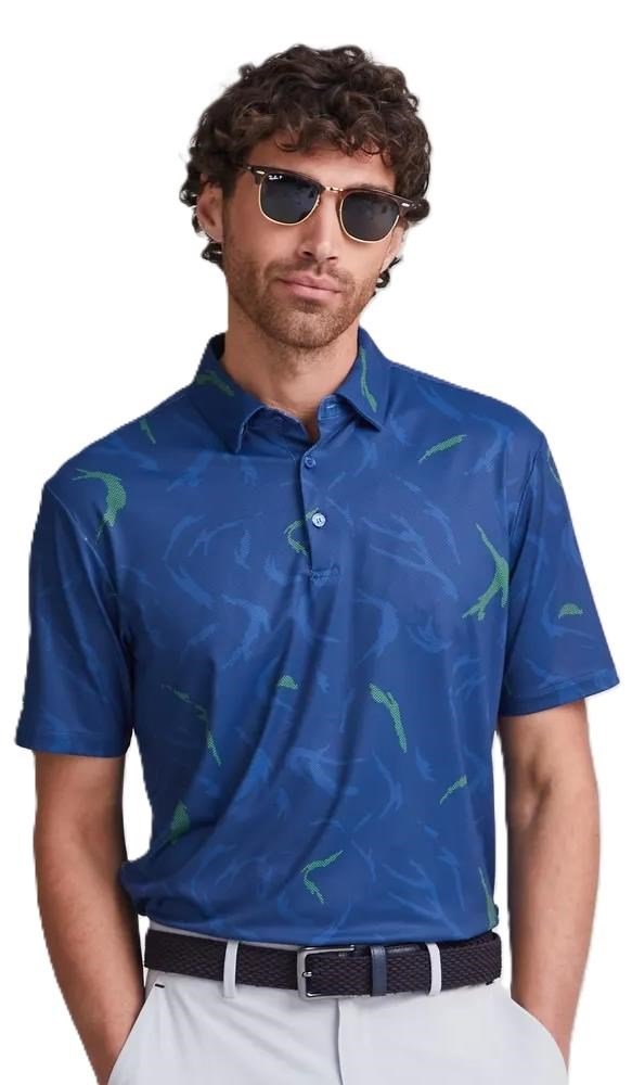 PING Ephron Printed polo de hombre, inky multi