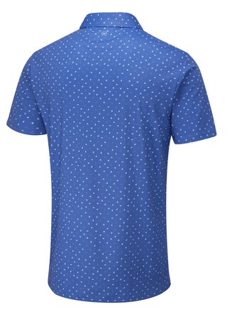 PING Ephron Printed polo de hombre, bright cobalt multi