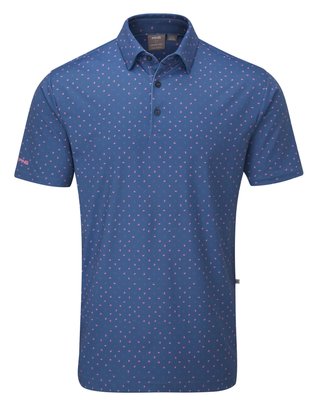 PING Ephron Printed polo de hombre, stellar multi