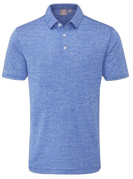 PING Rafe polo de hombre, bright cobalt