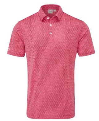 PING Rafe polo de hombre, rhapsody pink