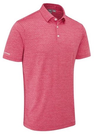 PING Rafe polo de hombre, rhapsody pink