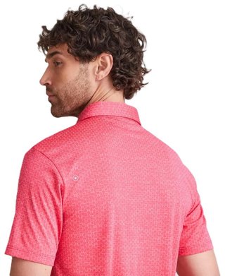 PING Rafe polo de hombre, rhapsody pink