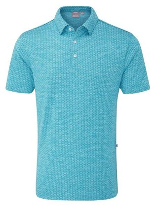 PING Rafe polo de hombre, turquesa