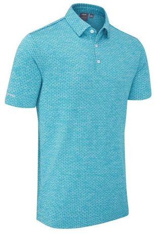 PING Rafe polo de hombre, turquesa