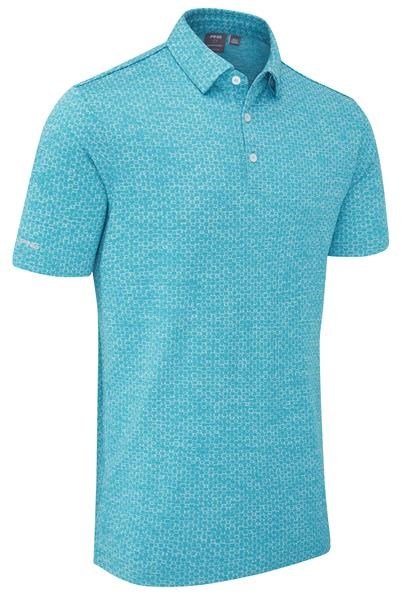 PING Rafe polo de hombre, turquesa