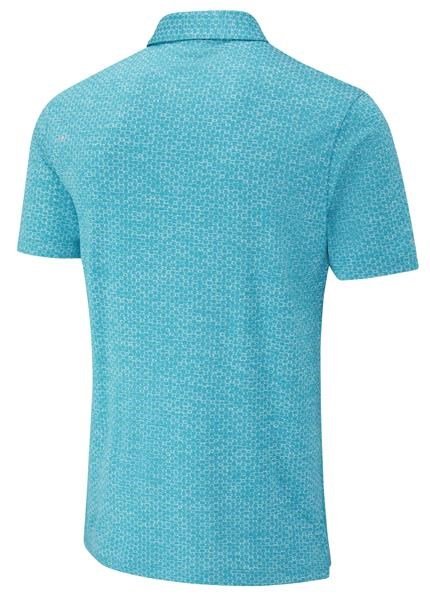 PING Rafe polo de hombre, turquesa