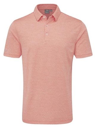 PING Rafe polo de hombre, wild salmon