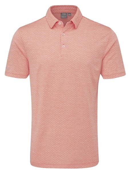 PING Rafe polo de hombre, wild salmon