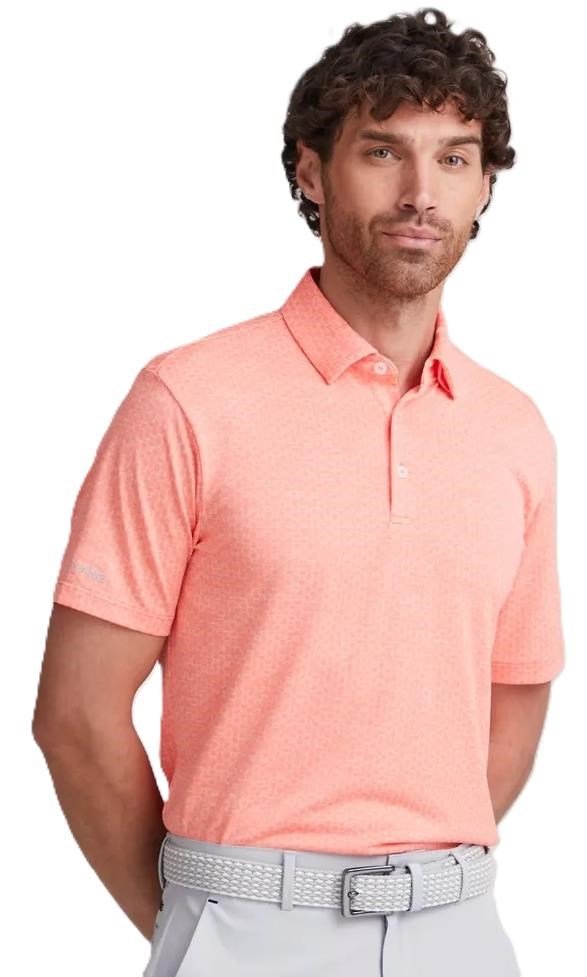PING Rafe polo de hombre, wild salmon