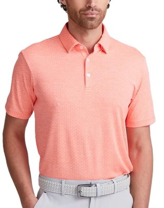 PING Rafe polo de hombre, wild salmon