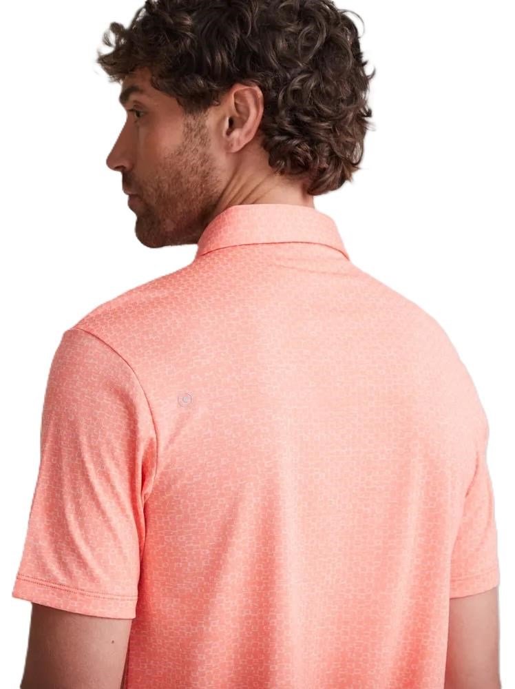 PING Rafe polo de hombre, wild salmon