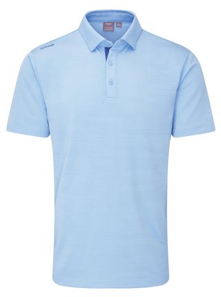PING Claude Camo Mesh polo de hombre, baltic sea
