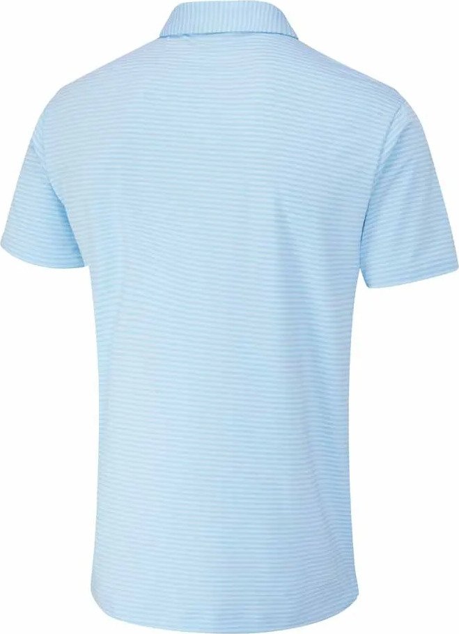 PING Langford polo de hombre, baltic sea/white