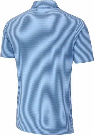 PING Langford polo de hombre, azul cobalto brillante/blanco
