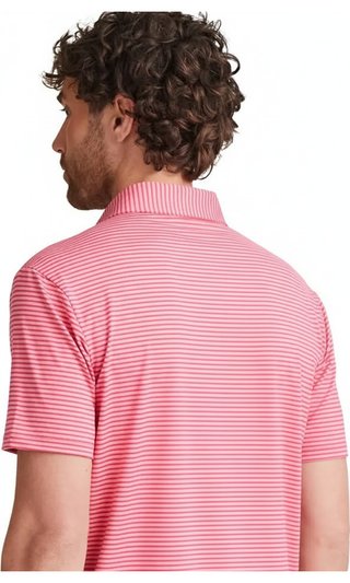 PING Langford polo de hombre, rhapsody/pink white