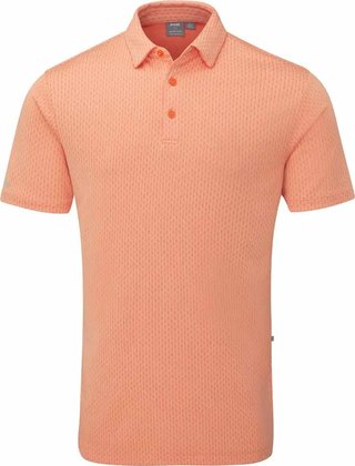 PING Hershel polo de hombre, wild salmon multi
