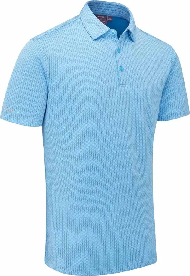 PING Hershel polo de hombre, baltic sea multi