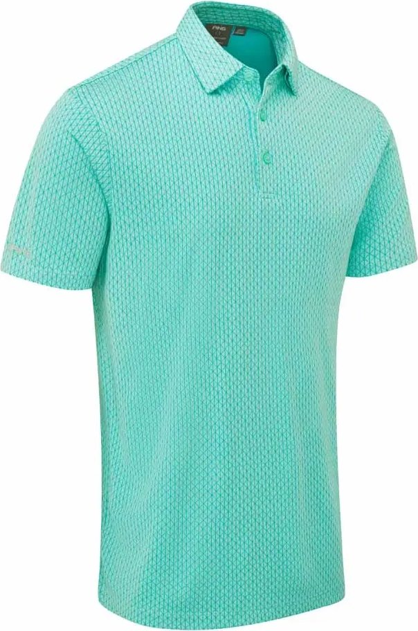 PING Hershel polo de hombre, green bay multi
