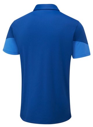 PING Ty polo de hombre, inky/bright cobalt