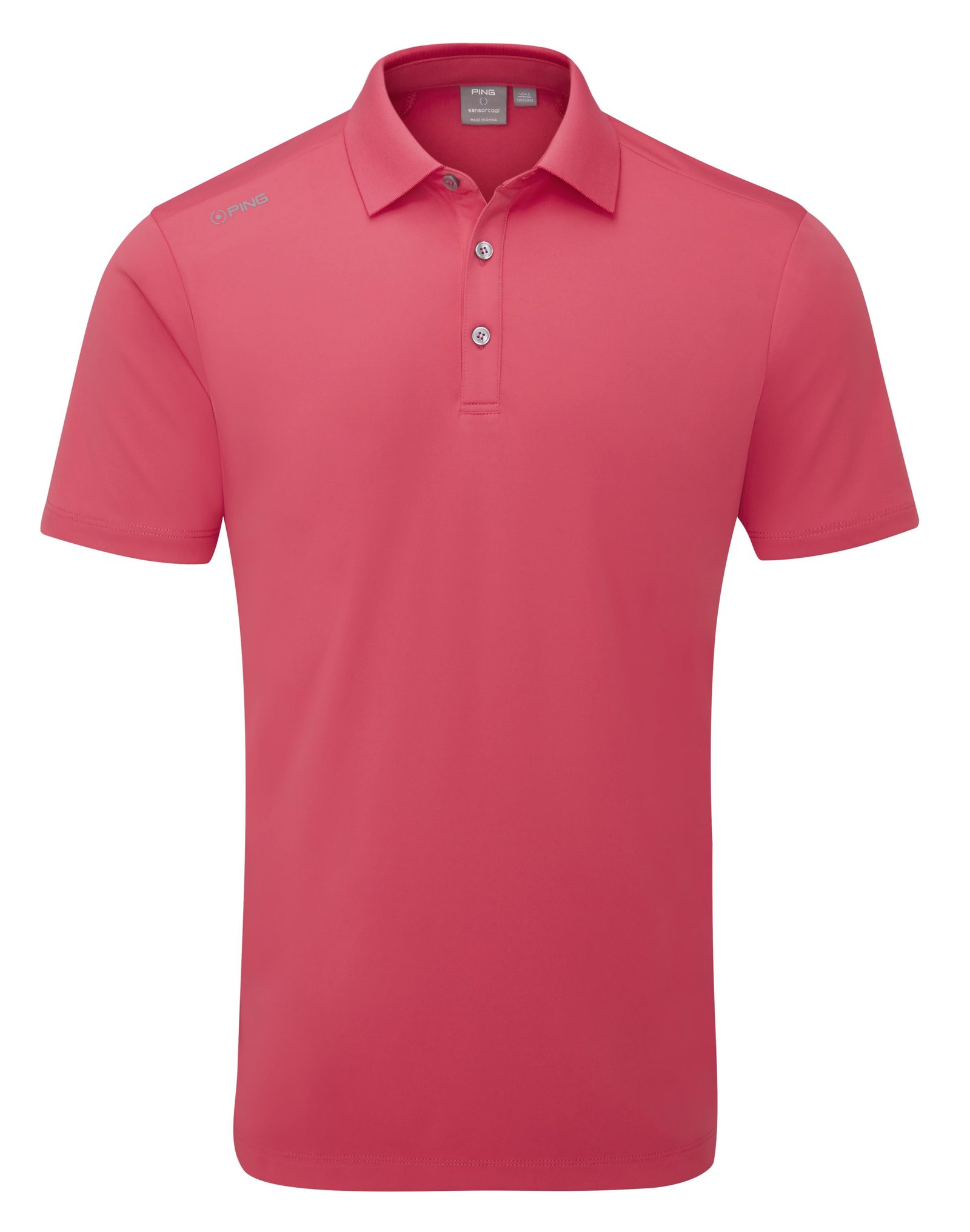 PING Lindum polo de hombre, rhapsody pink