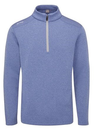 PING Ramsey half zip ribbed fleece jersey de hombre, bright cobalt marl