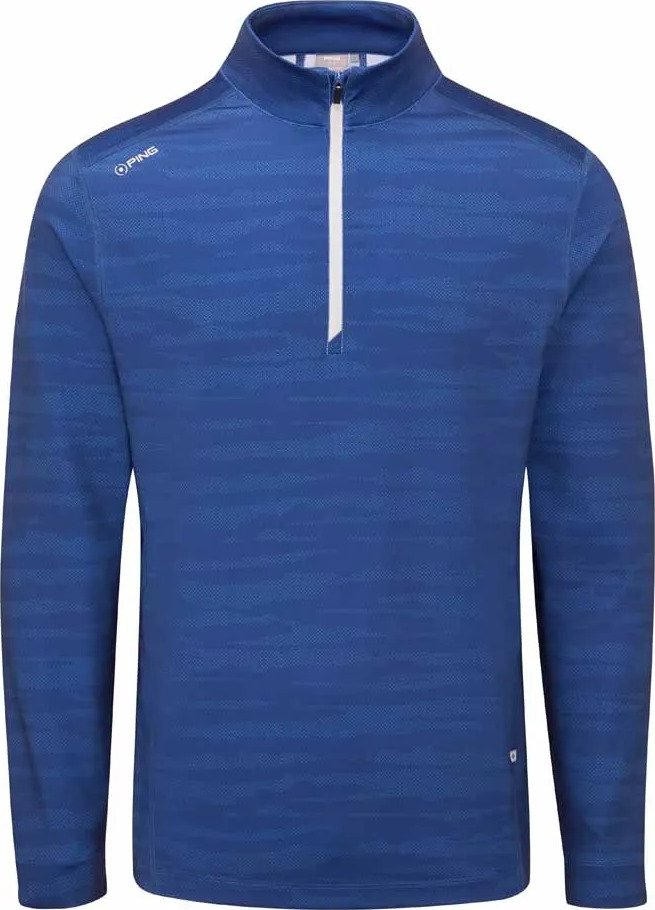 PING Latham Half Zip jersey de media cremallera para hombre, inky multi