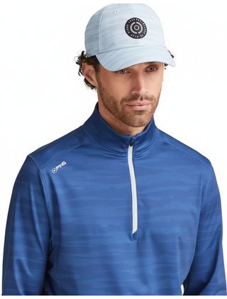 PING Latham Half Zip jersey de media cremallera para hombre, inky multi