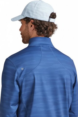 PING Latham Half Zip jersey de media cremallera para hombre, inky multi