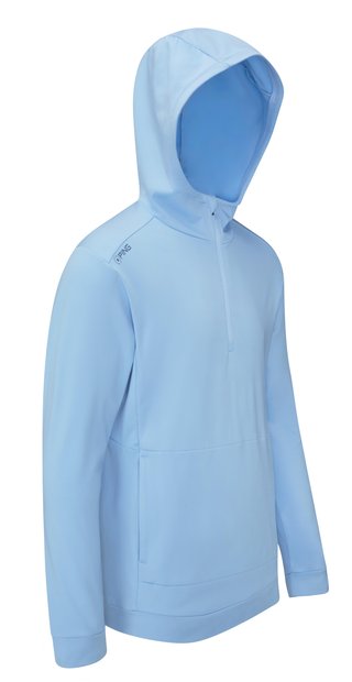 Ping Haldon Hooded Fleece sudadera de hombre, baltic sea
