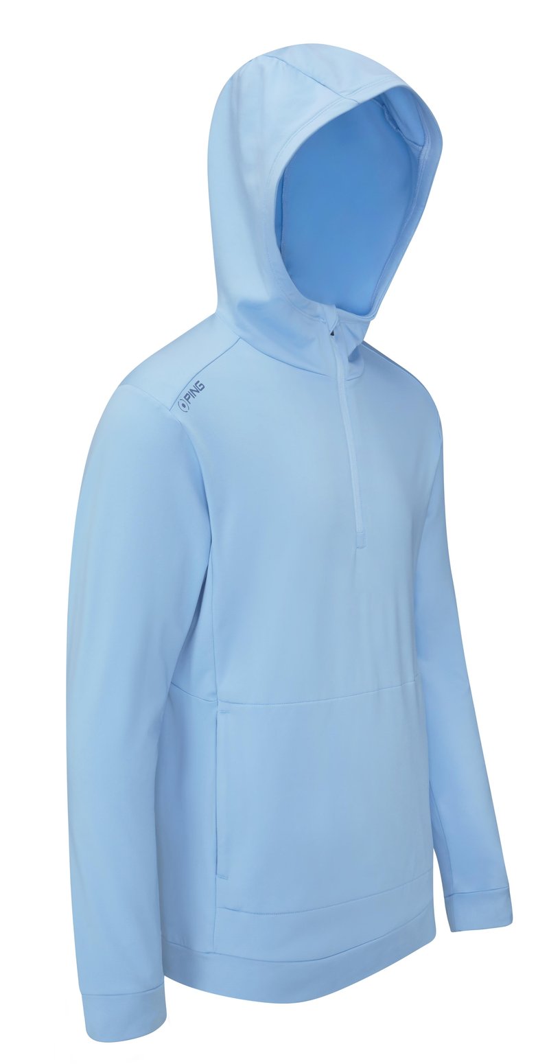 Ping Haldon Hooded Fleece sudadera de hombre, baltic sea