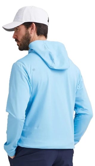 Ping Haldon Hooded Fleece sudadera de hombre, baltic sea