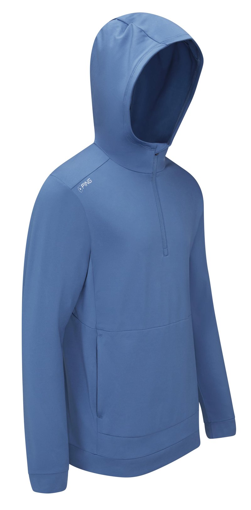 PING Haldon Hooded Fleece sudadera de hombre, stellar