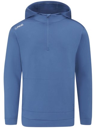 PING Haldon Hooded Fleece sudadera de hombre, stellar