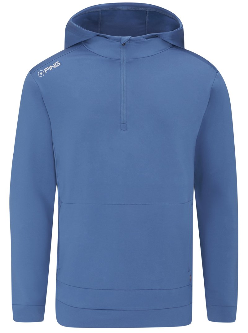PING Haldon Hooded Fleece sudadera de hombre, stellar