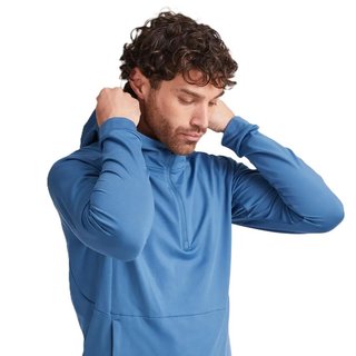 PING Haldon Hooded Fleece sudadera de hombre, stellar