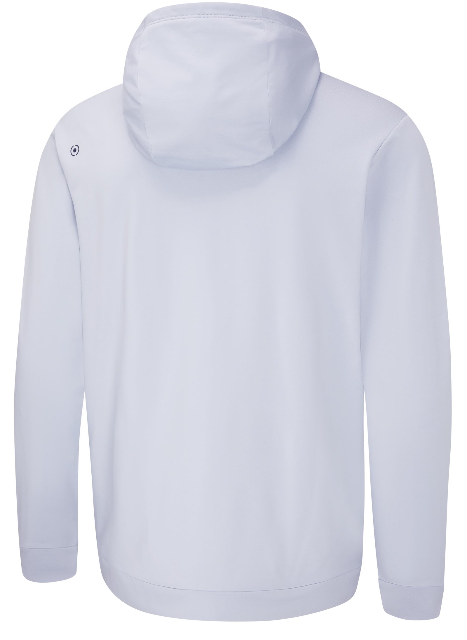 PING Haldon Hooded Fleece sudadera con capucha para hombre, pearl grey