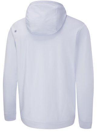 PING Haldon Hooded Fleece sudadera con capucha para hombre, pearl grey