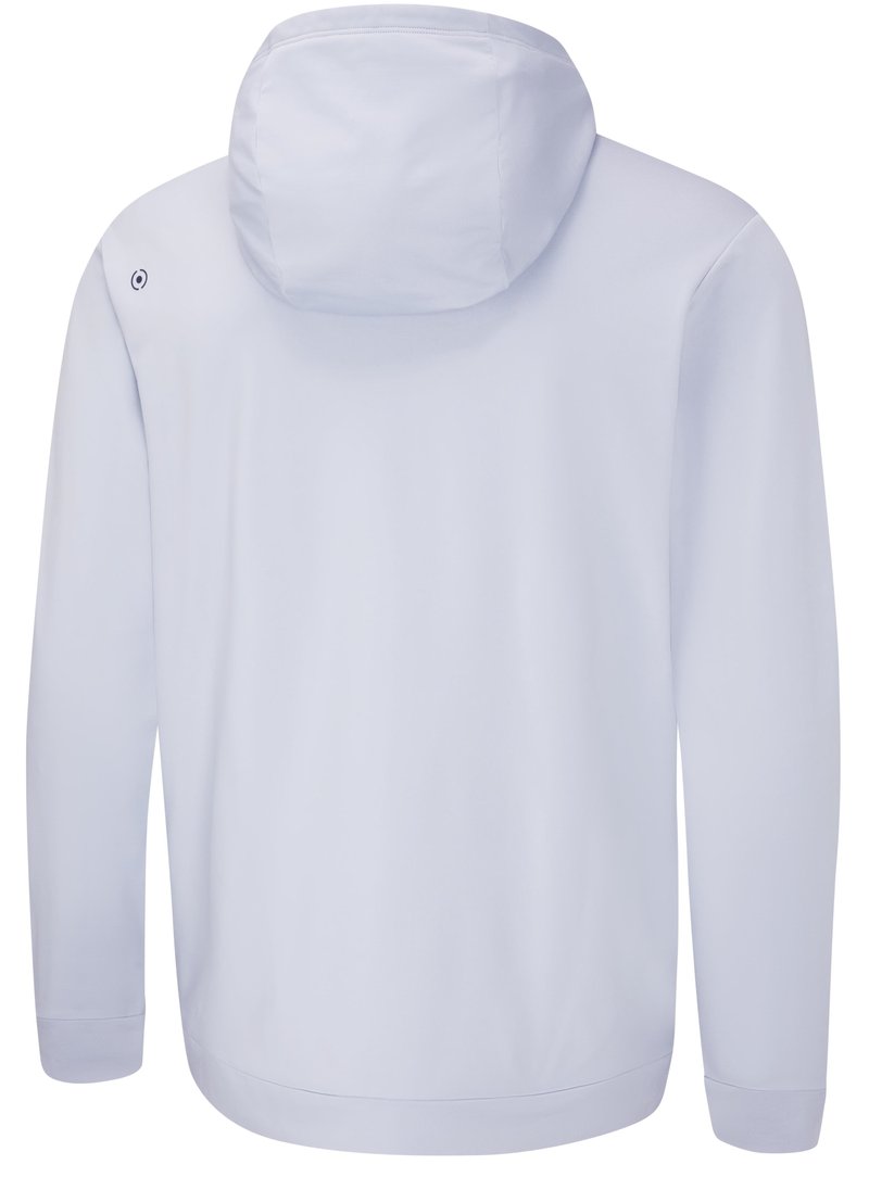 PING Haldon Hooded Fleece sudadera con capucha para hombre, pearl grey
