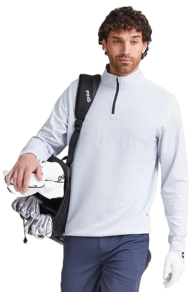 PING Faron sudadera de hombre, gris perla