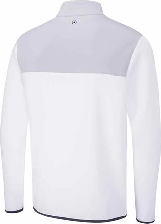 PING Kinver sudadera de hombre, blanco/gris perla