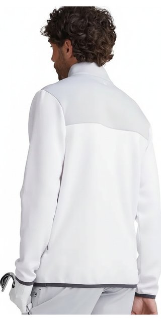 PING Kinver sudadera de hombre, blanco/gris perla