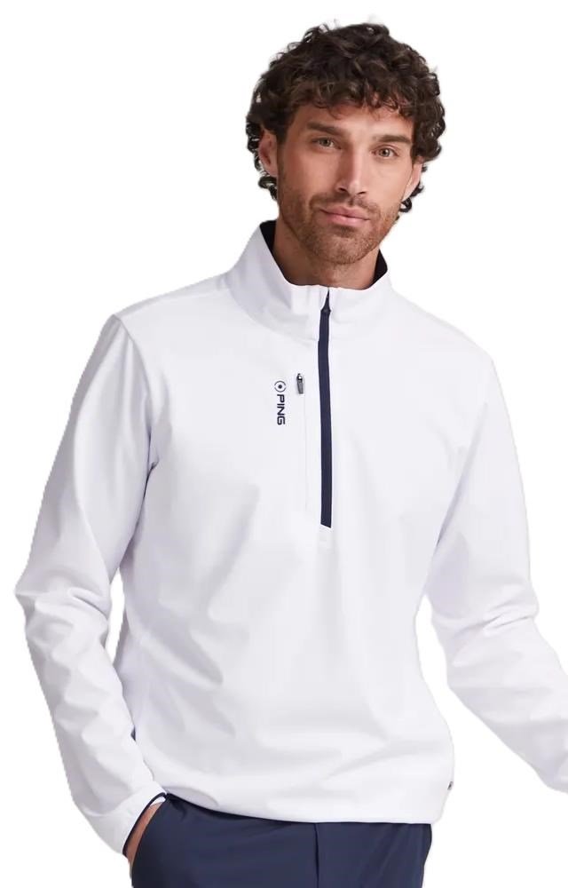 PING Vigo chaqueta de hombre, blanca