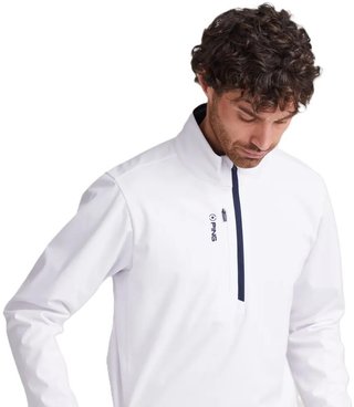PING Vigo chaqueta de hombre, blanca