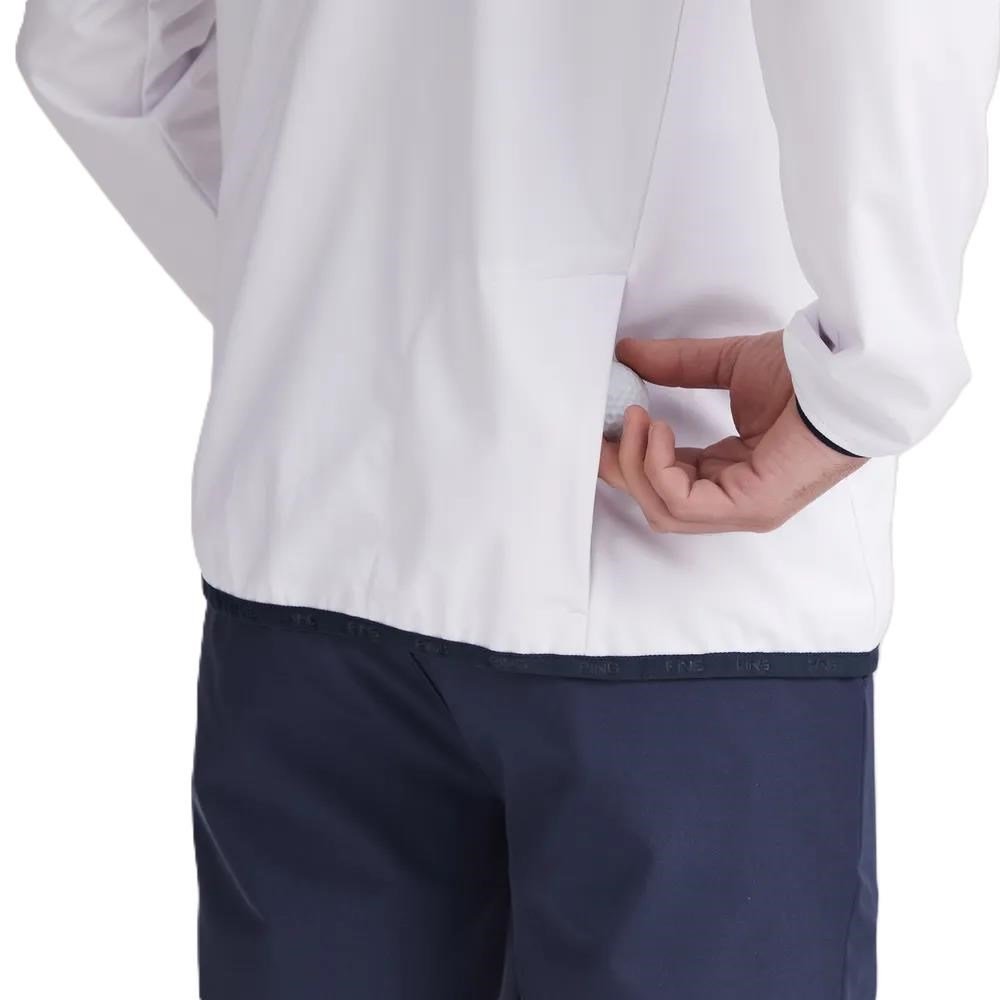 PING Vigo chaqueta de hombre, blanca