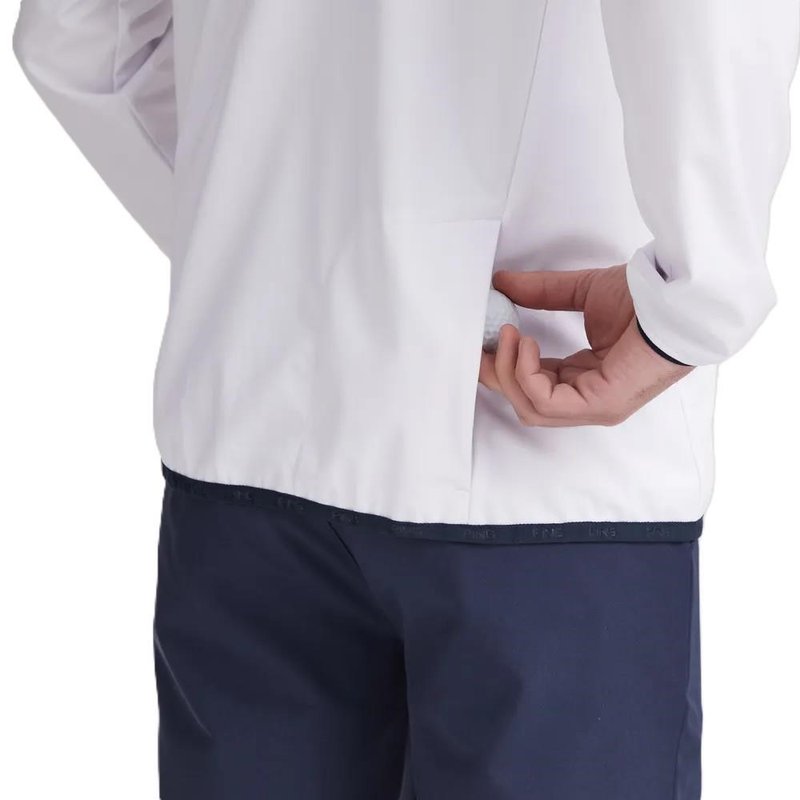 PING Vigo chaqueta de hombre, blanca