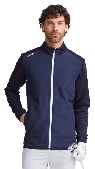PING Burford chaqueta de hombre, azul marino