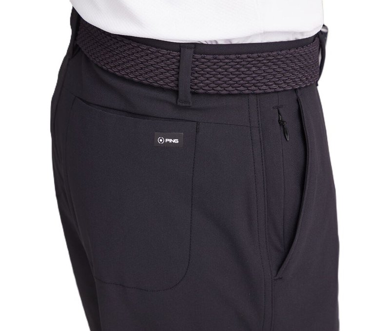 PING Hendry pantalones de hombre, negros