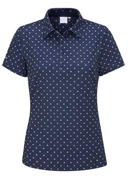 PING Aeria Printed polo de mujer, micro monogram