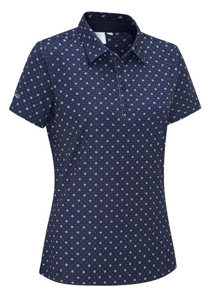 PING Aeria Printed polo de mujer, micro monogram